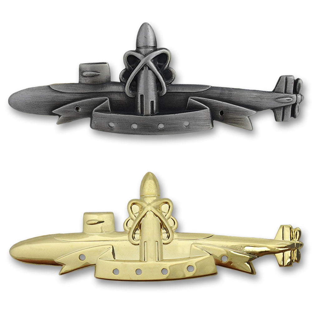 Navy Miniature SSBN Deterrent Patrol Insignias Badges