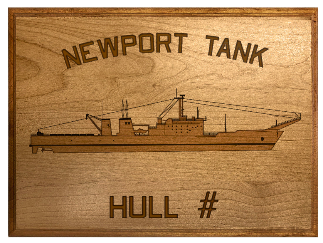 US Navy Custom Ship 3D Laser Engraved Plaque Newport Class