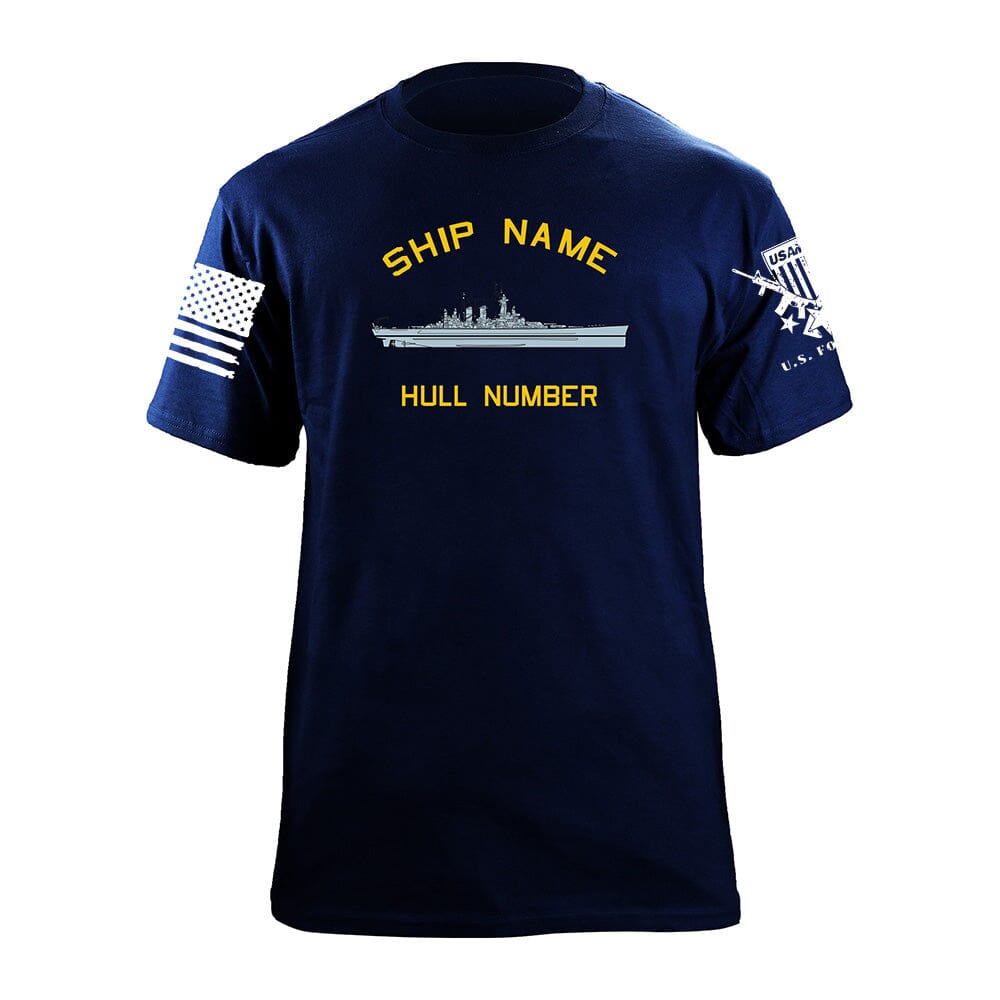 U.S. Navy Custom Ship T-Shirts - Decommissioned Ships Shirts NC.S