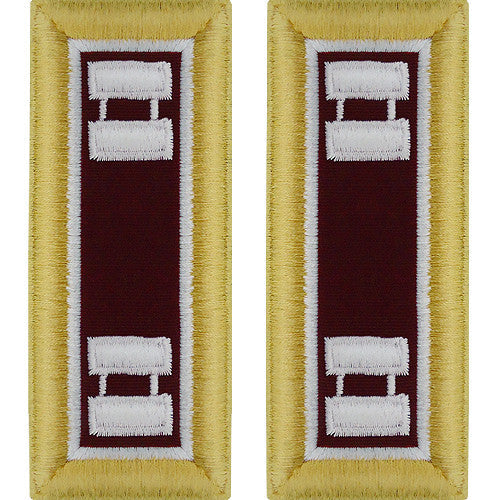 Army Male Shoulder Boards - Medical and Veterinary Rank 11132DBR