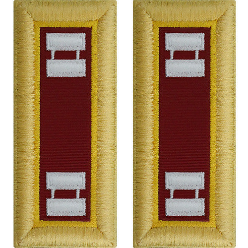 Army Male Shoulder Boards - Transportation Rank 11209DBR