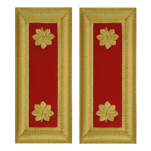 Army Female Shoulder Boards - Artillery Rank 11232DBR