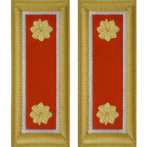 Army Male Shoulder Boards - Signal Rank 11188DBR