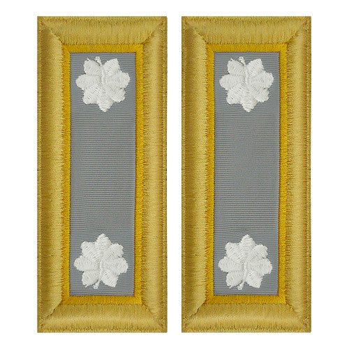 Army Female Shoulder Boards - Finance Rank 11299DBR