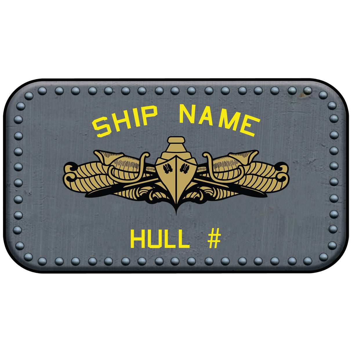 U.S. Navy Custom Ship Sticker Stickers and Decals ONSurfaceWar.sticker