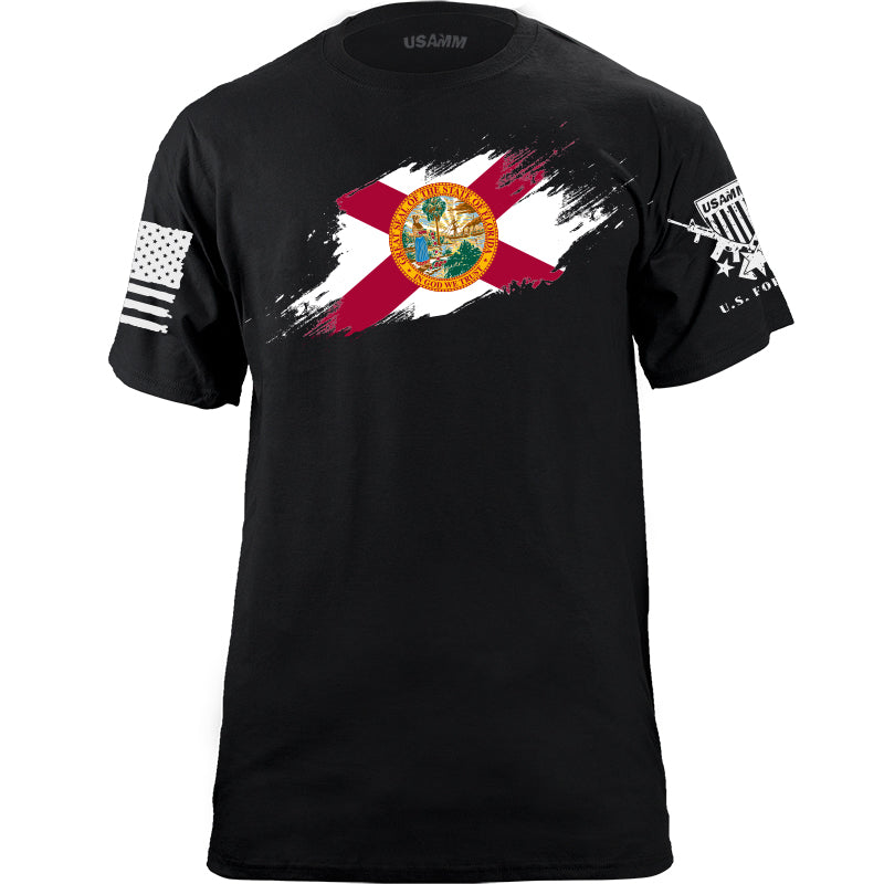 Florida Flag Paint Swatch T-Shirt Shirts