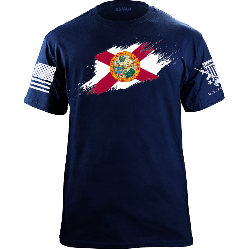 Florida Flag Paint Swatch T-Shirt Shirts