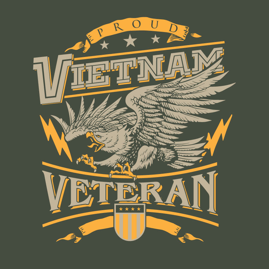 Proud Vietnam Veteran Eagle T-Shirt Shirts