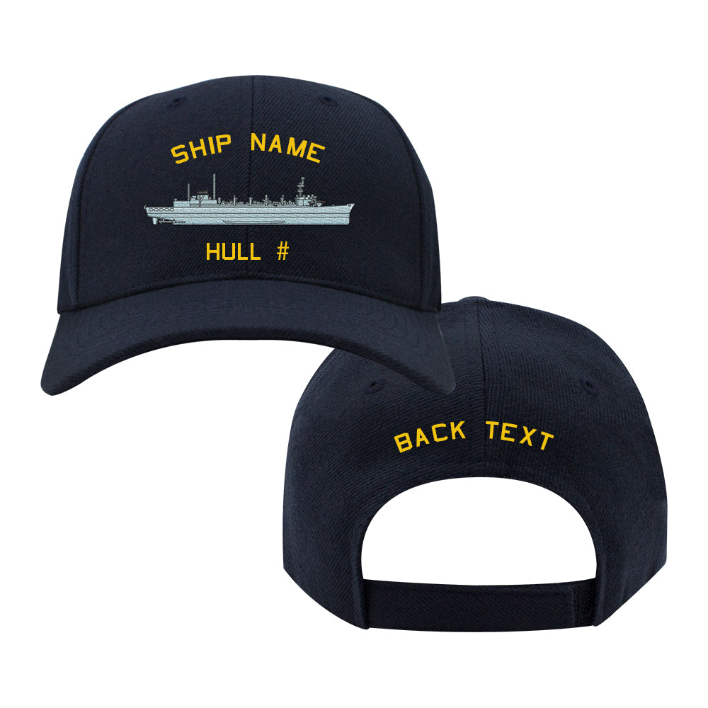 U.S. Navy Custom Ship Cap - Sacramento Class Fast Combat Support Hats and Caps