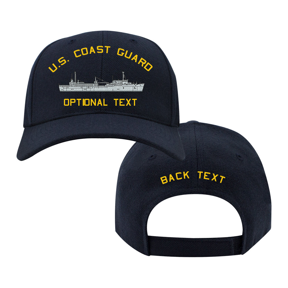 Coast Guard Custom Ship Cap - Simon Lake Class Sub Tender Hats and Caps