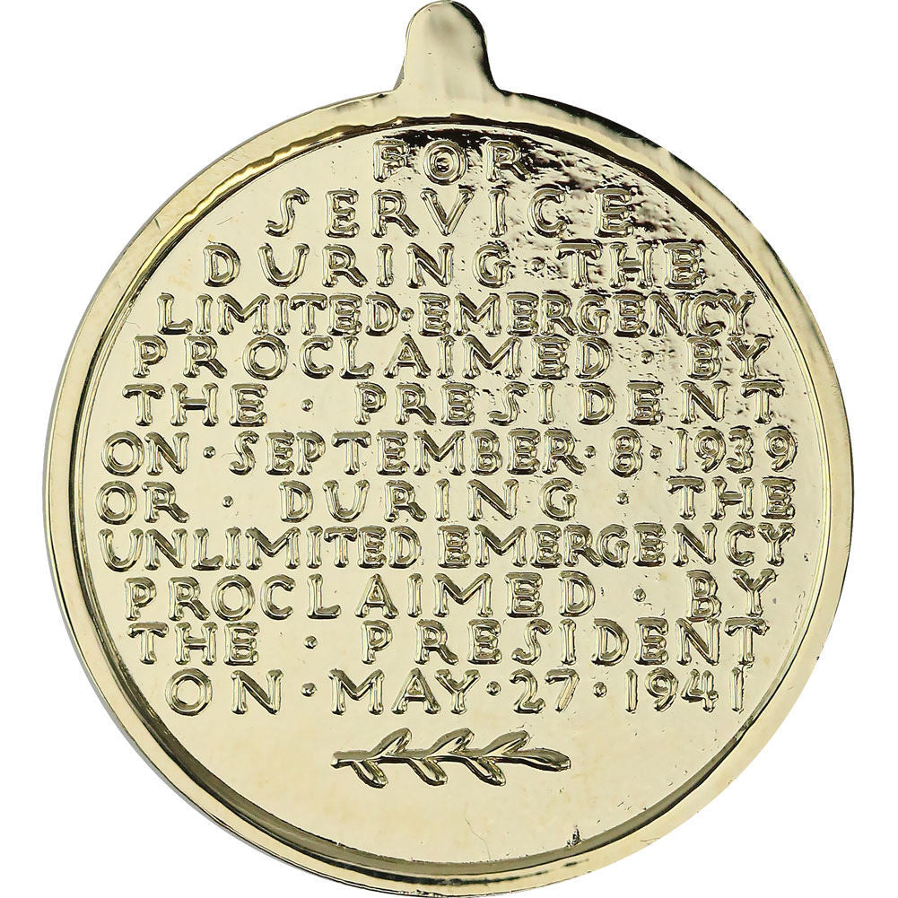 American Defense Anodized Medal - WW II Military Medals