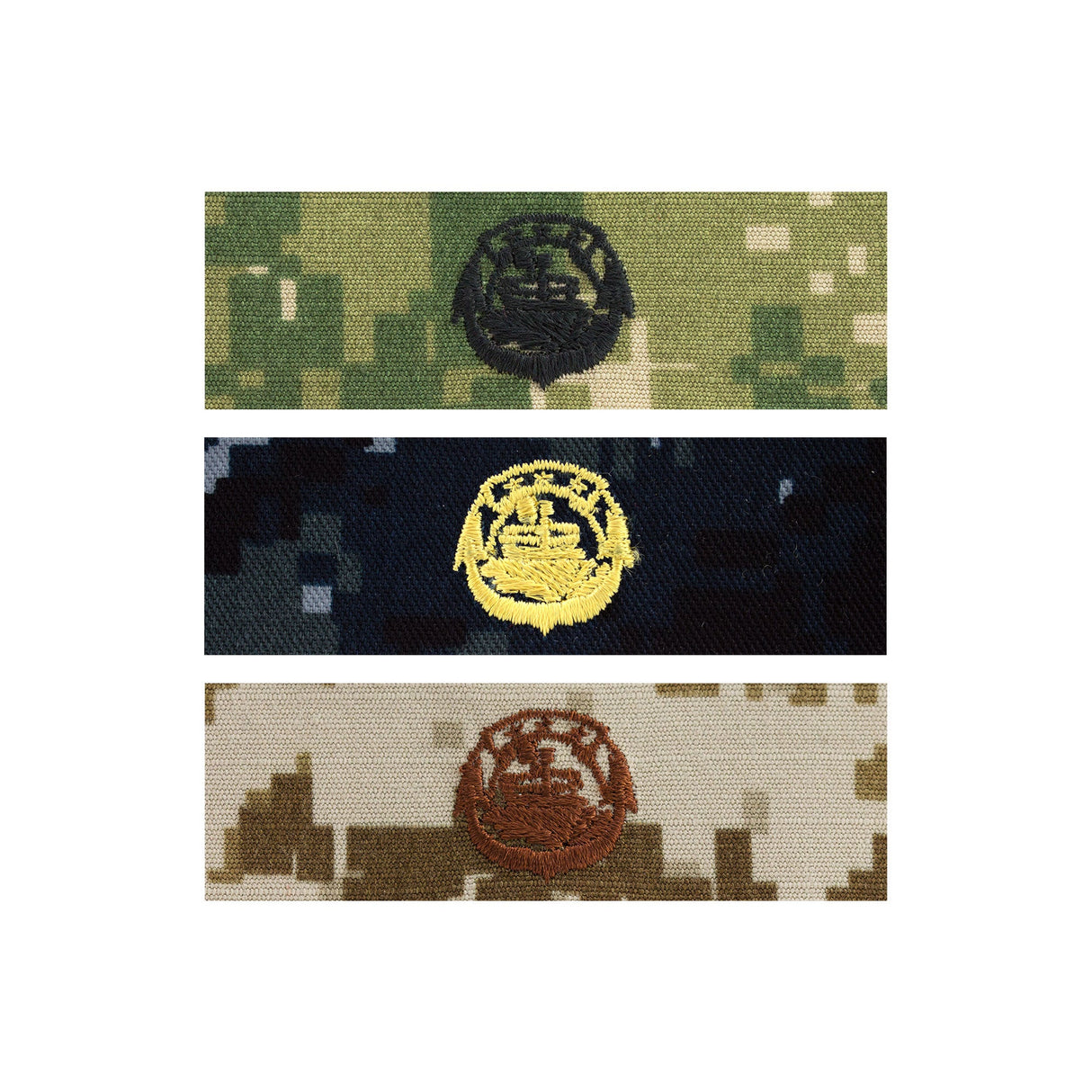 US Navy Embroidered Badge - Small Craft Officer Badges