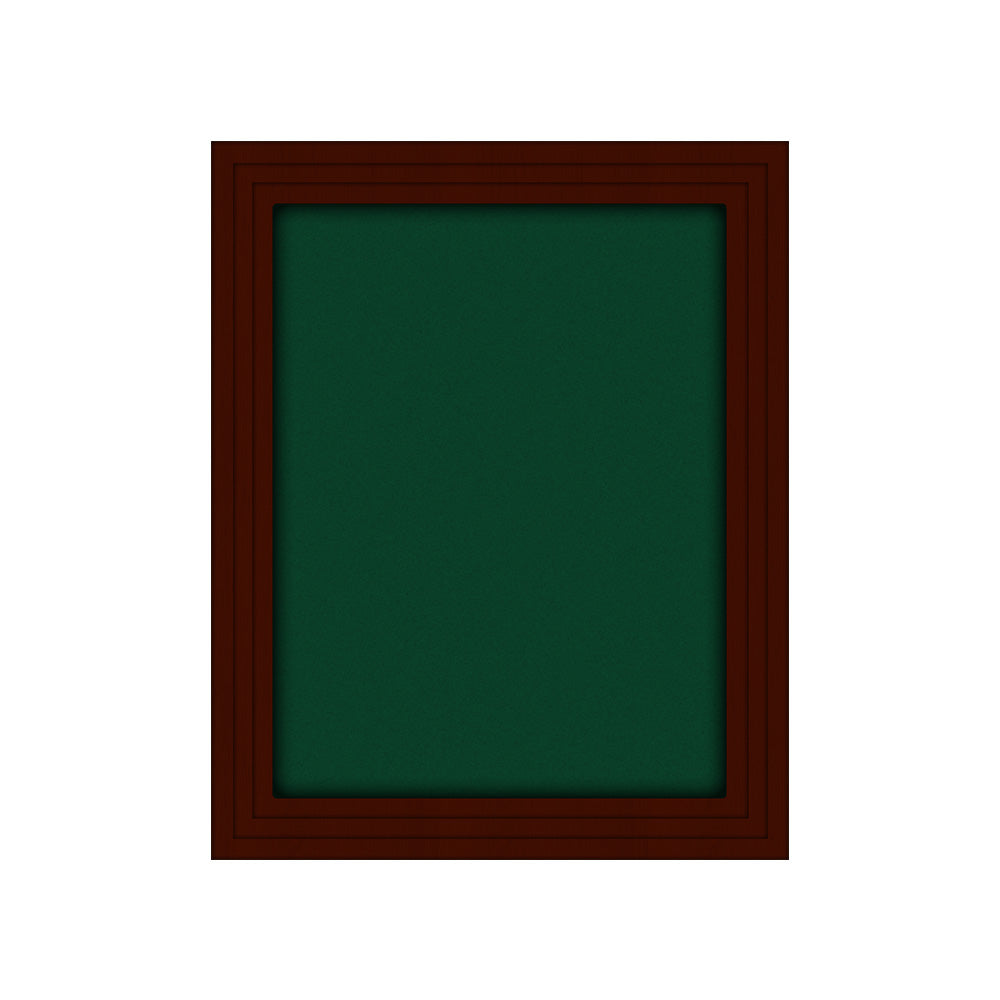 Empty Small Shadow Box Display Case Shadow Boxes, Display Cases, and Presentation Cases BOX-004-GRN