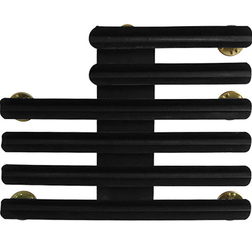 Staggered-Right 1/8-Inch Spaced 16 Ribbon Mount Ribbon and Medal Mounts