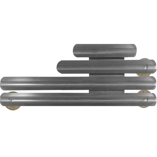 Staggered-Right Center-Top 9 Ribbon Mount Ribbon and Medal Mounts