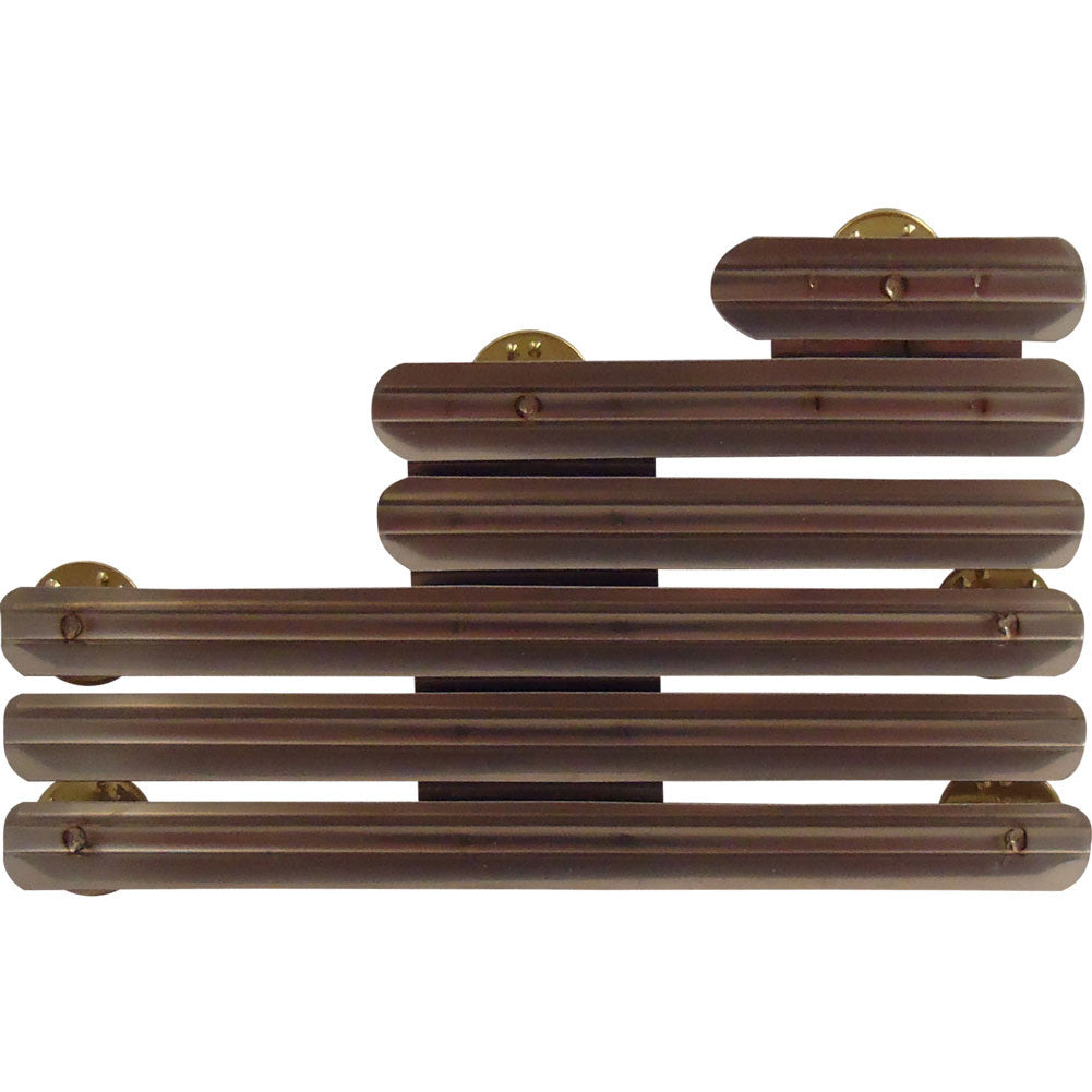 Staggered-Right 14 Ribbon Mount Ribbon and Medal Mounts