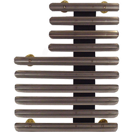 Staggered-Right 1/8-Inch Spaced 26 Ribbon Mount Ribbon and Medal Mounts