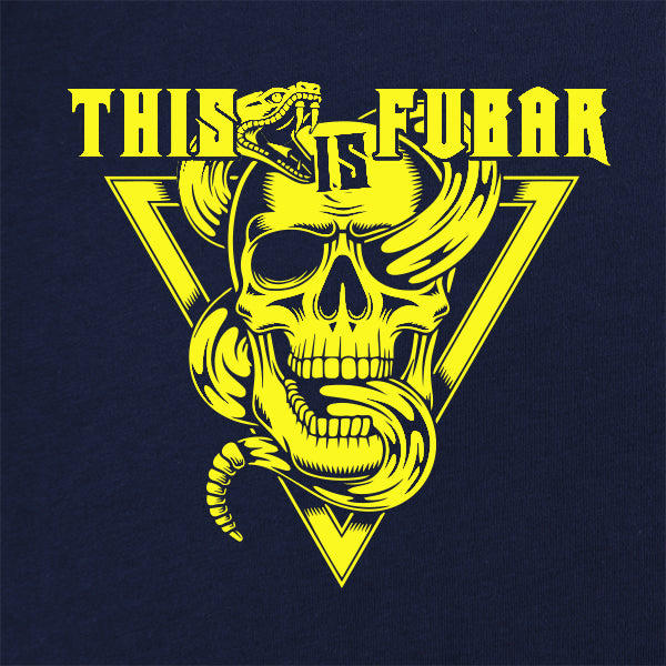 Snake and Skull FUBAR Pullover Hoodie Hoodie