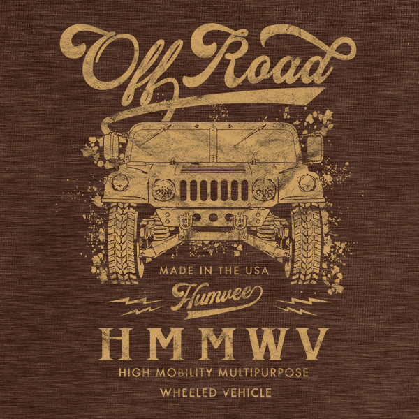 Off Roadin' Humvee Graphic T-shirt Shirts