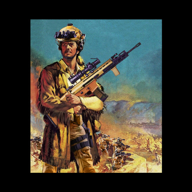 Copy of Tactical Davy Crockett Square T-Shirt Shirts