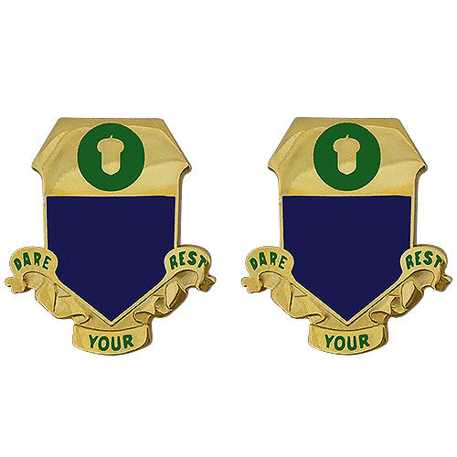 347th Regiment Unit Crest (Dare Your Best) Army Unit Crests