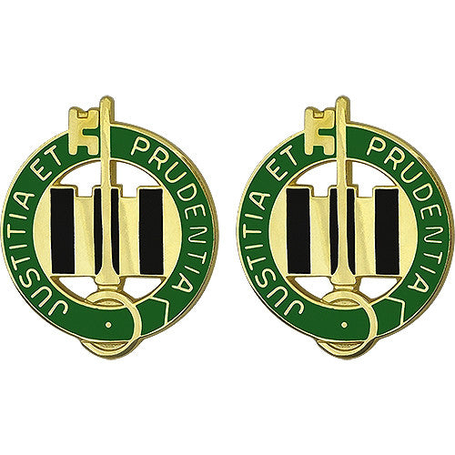 340th Military Police Battalion Unit Crest (Justitia Et Prudentia) Army Unit Crests