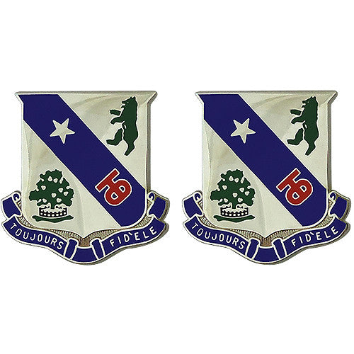 360th Regiment Brigade Combat Team Unit Crest (Toujours Fid'ele) Army Unit Crests
