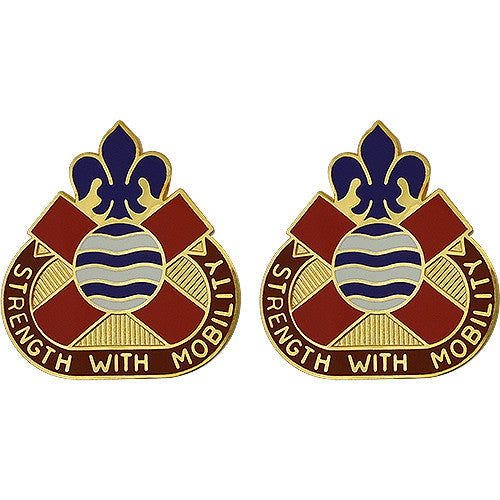 375th Transportation Group Unit Crest (Strength With Mobility) Army Unit Crests