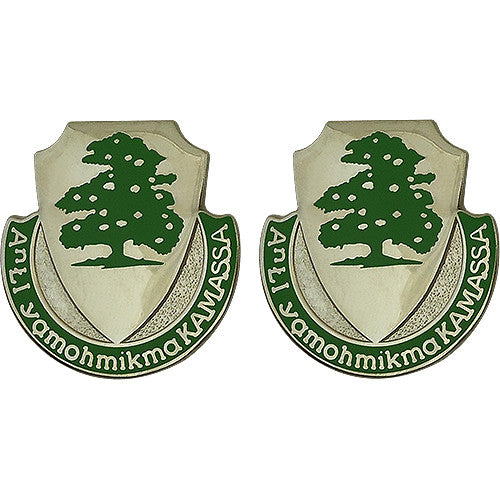 348th Regiment Unit Crest (Anli Yamohmikma Kamassa) Army Unit Crests