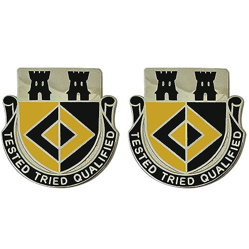 368th Finance Battalion Unit Crest (Tested Tried Qualified) Army Unit Crests