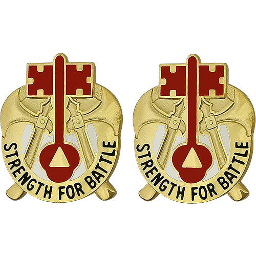 373rd Combat Sustainment Support Battalion Unit Crest (Strength For Battle) Army Unit Crests