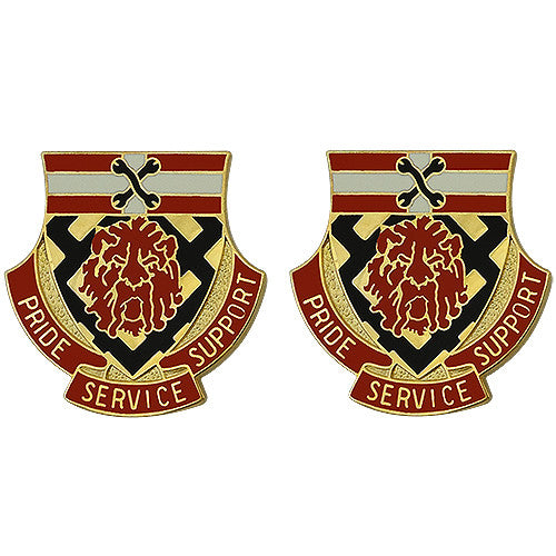 340th Support Battalion Unit Crest (Pride Service Support) Army Unit Crests