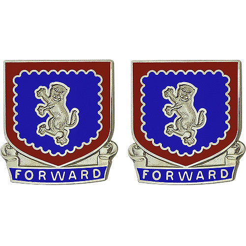 340th Regiment Advanced Individual Training Unit Crest (Forward) Army Unit Crests