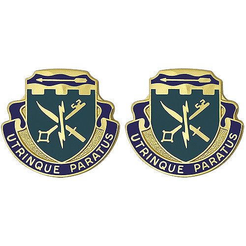Special Troops Battalion, 39th Brigade Combat Team Unit Crest (Utrinque Paratus) Army Unit Crests