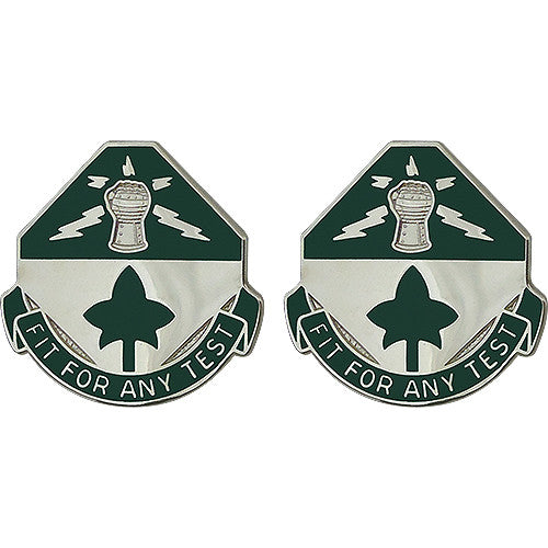 Special Troops Battalion, 4th Infantry Division Unit Crest (Fit For Any Test) Army Unit Crests