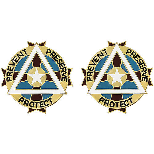 DENTAC Fort Bliss Unit Crest (Prevent Preserve Protect) Army Unit Crests
