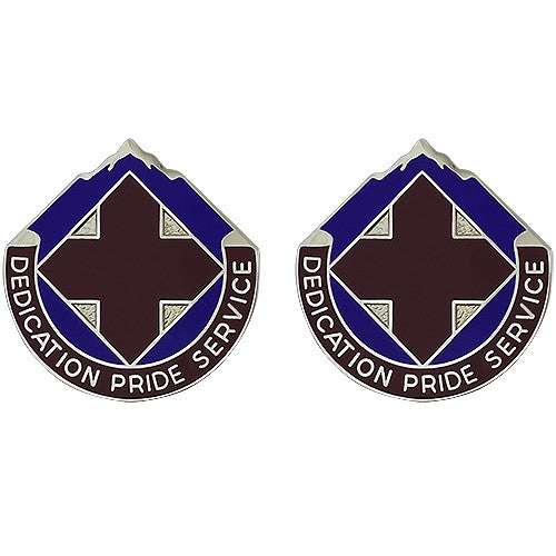 DENTAC Fort Carson Unit Crest (Dedication Pride Service) Army Unit Crests