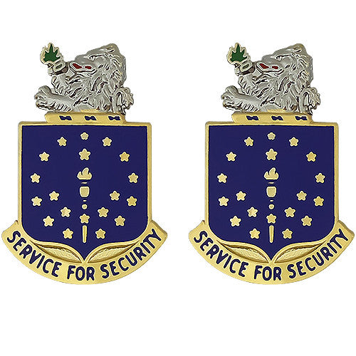 Indiana National Guard Unit Crest (Service For Security) Army Unit Crests