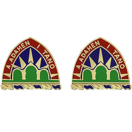 Guam National Guard Unit Crest (A'Adahen I Tano) Army Unit Crests