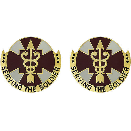 DENTAC Fort Sill Unit Crest (Serving The Soldier) Army Unit Crests