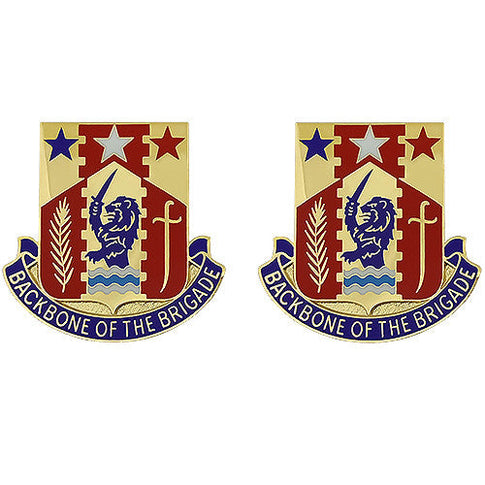 Special Troops Battalion, 81st Armored Brigade Unit Crest (Backbone Of The Brigade) - Sold in Pairs