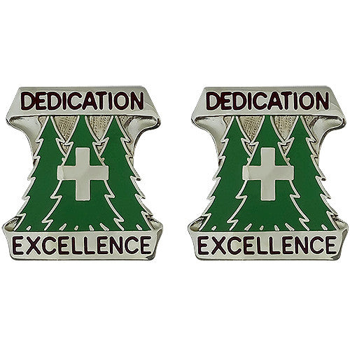 DENTAC Fort Bragg Unit Crest (Dedication Excellence) Army Unit Crests