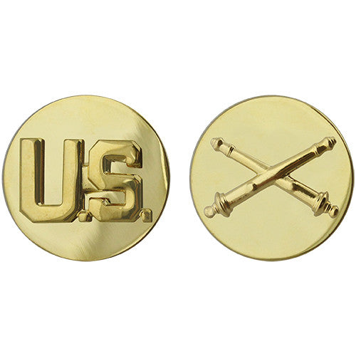 Army Field Artillery Branch Insignia - Officer and Enlisted Badges 1445 ARTY-ENL-BI