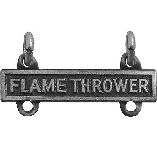 Flame Thrower Bars Badges 1013 FLAMEBR-OX