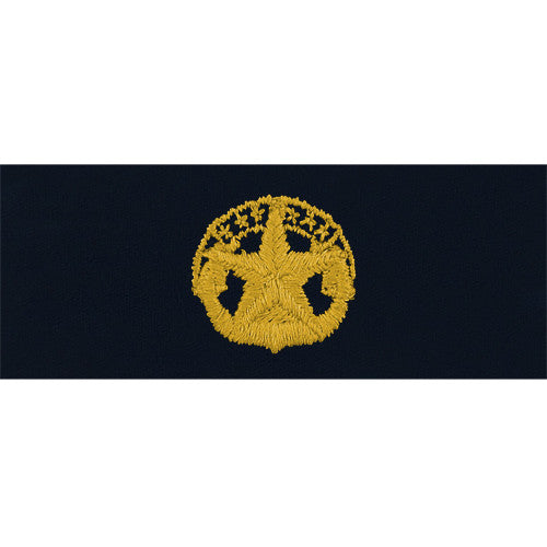 Navy Command at Sea Embroidered Coverall Breast Insignia Patches and Service Stripes