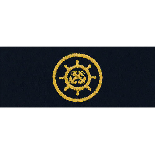 Navy Craftmaster Embroidered Coverall Breast Insignia Patches and Service Stripes
