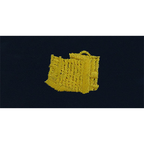 Navy Photographer Embroidered Coverall Collar Device Coat, Collar & Cap Insignia