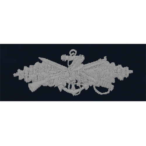 Navy Seabee Combat Warfare Embroidered Coverall Breast Insignias Patches and Service Stripes 70002