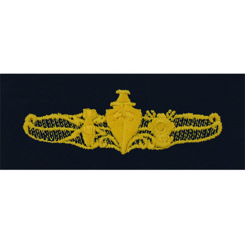 Navy Special Operations Warfare Embroidered Coverall Breast Insignia Patches and Service Stripes