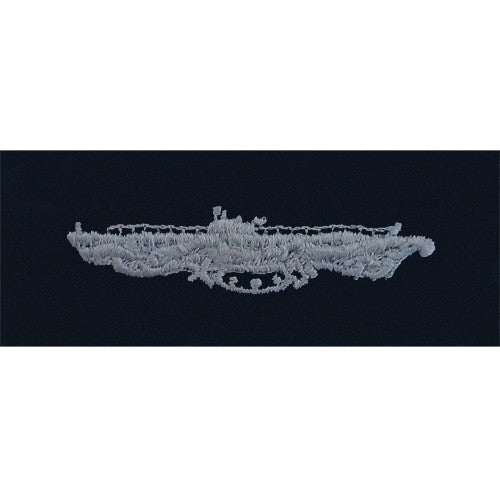 Navy Submarine Combat Patrol Embroidered Coverall Breast Insignia Patches and Service Stripes